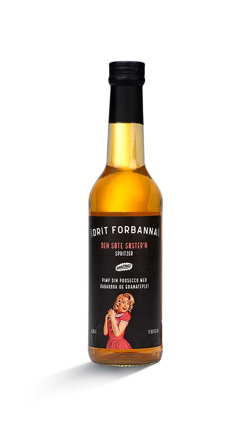 Den Søte Søster'n Rabarbra & Granateple 12 stk